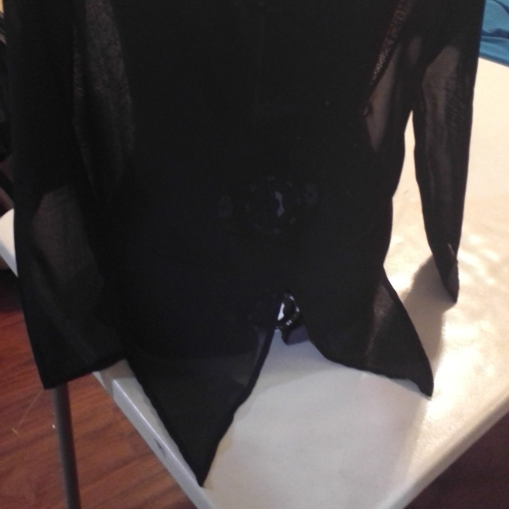 Tweed Sheer Top - Picture 3 of 5